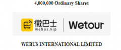 美股IPO|中国包车和旅游公司 Webus International 为 2000 万美元的美国 IPO 设定条件