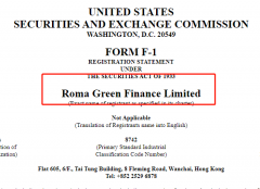 罗马风险咨询 Roma Green Finance，来自香港，赴美国上市路演PPT (22页)